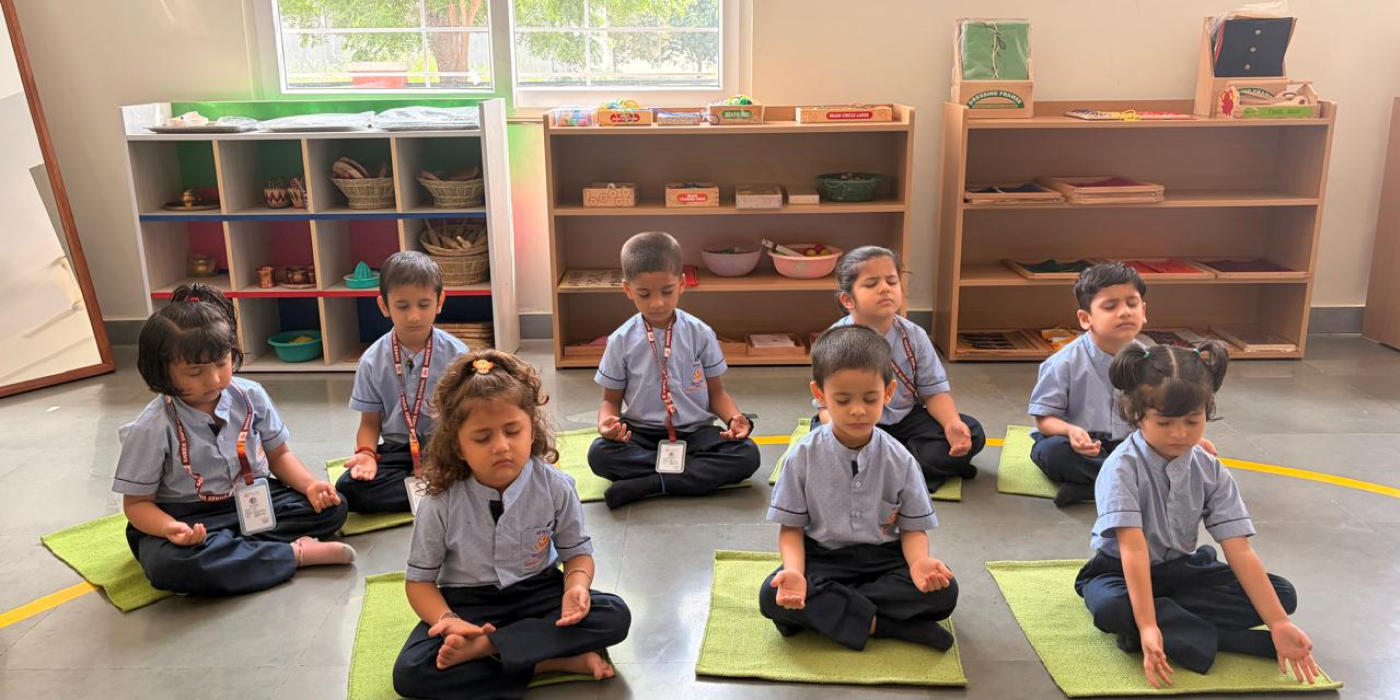 yoga banner day